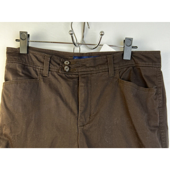 Bandolinoblu Denim Pants Women's 10 Stretch Brown Straight Legs Casual Work - Picture 4 of 15